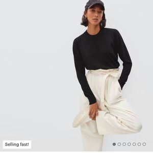 Dark Navy Everlane Cashmere Crew